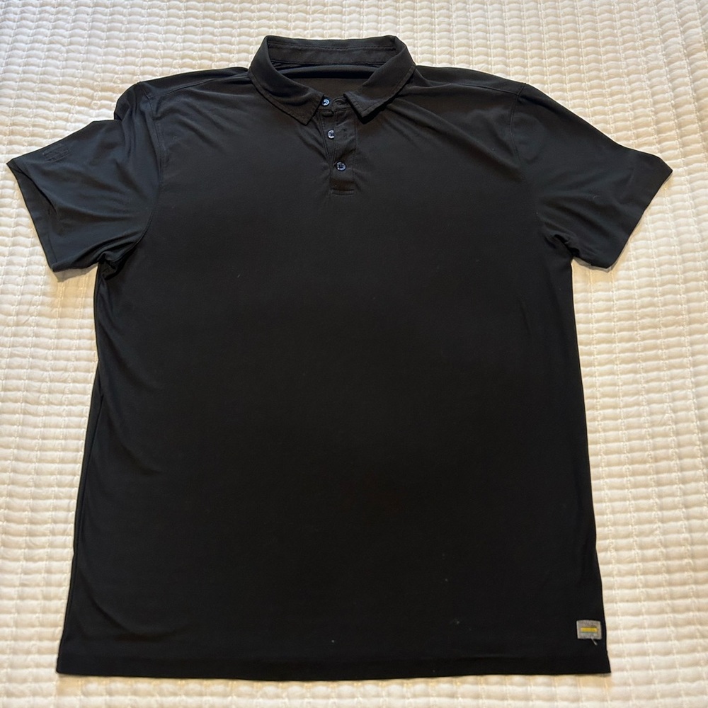 Vuori Black Polo Shirt